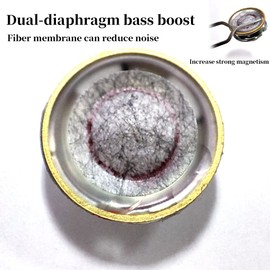 BACKWIN Auriculares con cable con micrófono HD para llamadas, auriculares Rock Bass universales de 3,5 mm, con cancelación de ruido dentro del oído, con micrófono, carcasa de metal con imán