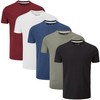 Charles Wilson Men's 5 Pack Midweight Crew Neck T-Shirt (XX-Large,