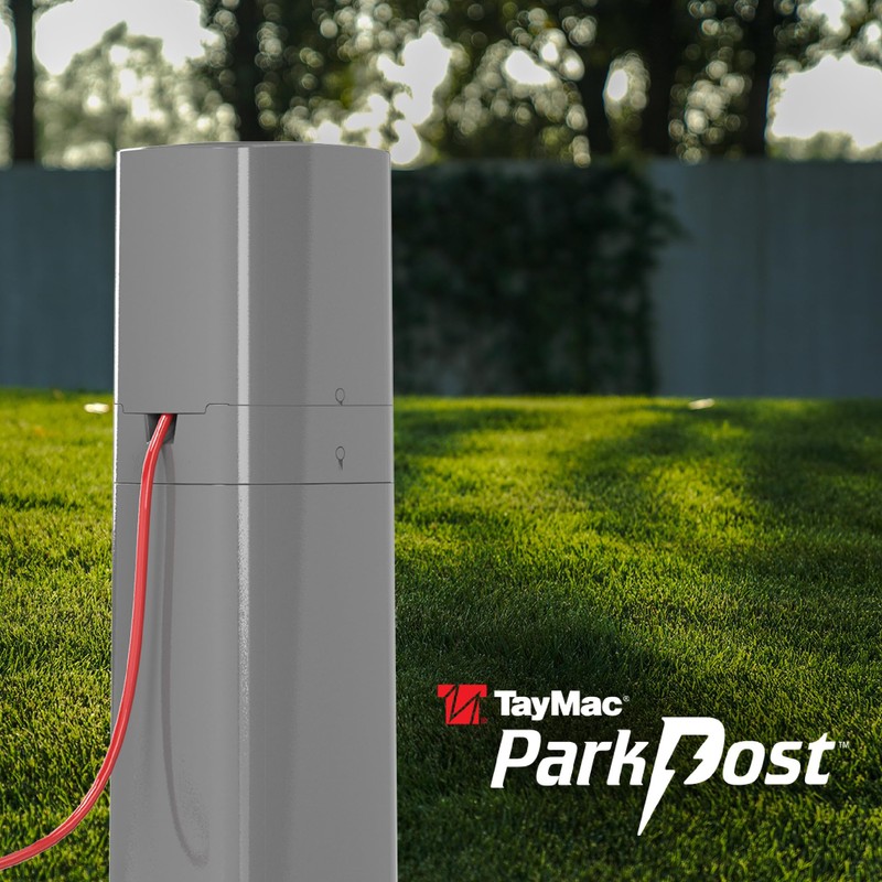 TayMac PP55GG ParkPost Outdoor Power Enclosure Kit with TR/WR GFCI