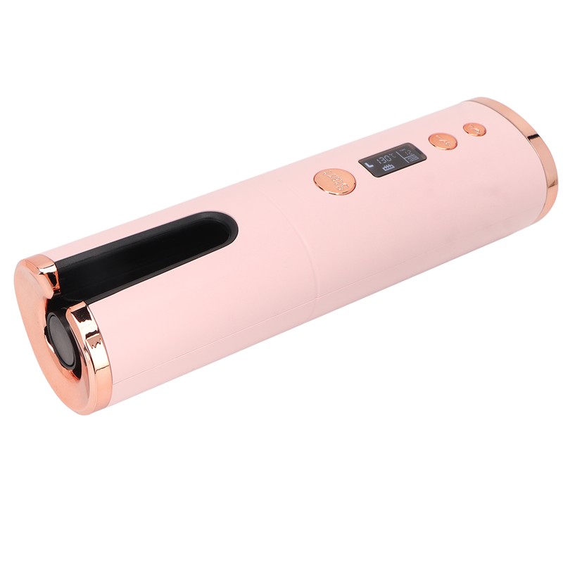 Automatic Curling Iron Cordless Ceramic Rotating LCD Display Rechargeable 4000mAH