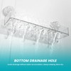 AwObEpl 2 Pack Suction Cup Shower Caddy Clear Waterproof Shower