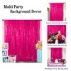 Sequin Backdrop Curtain Hot Pink Photo Backdrop 4FTx7FT Sequin Backdrop