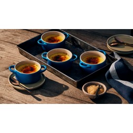 Le Creuset Stoneware Mini Round Cocotte, 8 oz., Chiffon Pink