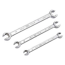 Asahi Metal Industries ASH Double-Ended Flare Nut Wrench 0.315 x 0.394 inches (8 x 10 mm) FW0810 Silver