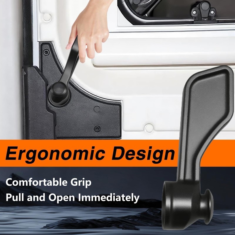 LQYLMY Upgraded Aluminum Sliding Door Interior Handle, Long Handle &