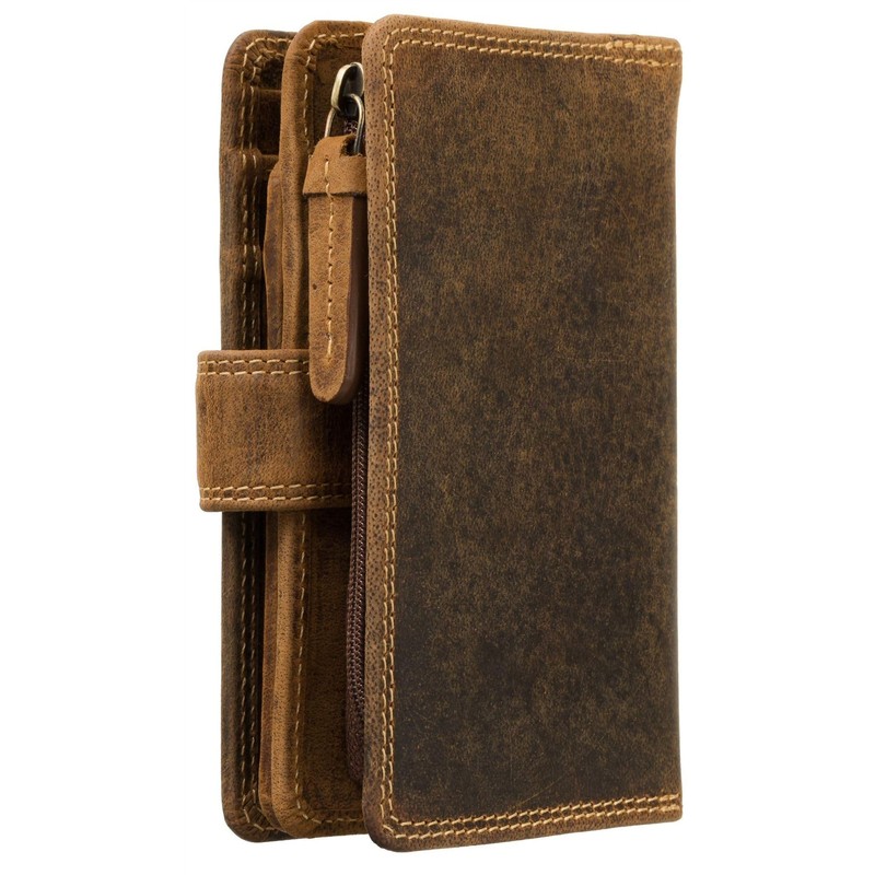 Visconti Hunter Collection RFID Blocking Leather Wallet with Carabiner 730,