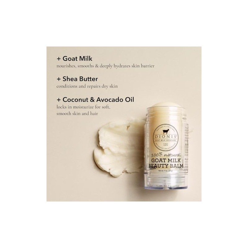 Bálsamo de belleza de leche de cabra Dionis, 1 onza