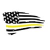 Dispatch Support Decal- Thin Gold Line