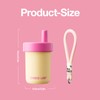 CHAKO LAB Kids Water Bottle with Carrying Rope and Straps