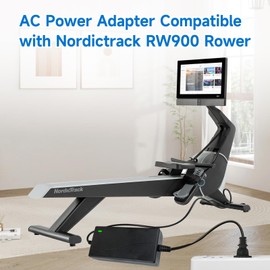Fesasn 12V AC/DC Power Adapter for NordicTrack RW900 Rowing Machine, Compatible with NTEVRW15920.0 NTRW191470 NTRW191471 NTRW191472 NTRW19147.0 NTRW19147.1 NTRW19147.2 NTRW19147.3 Rower Power Cord