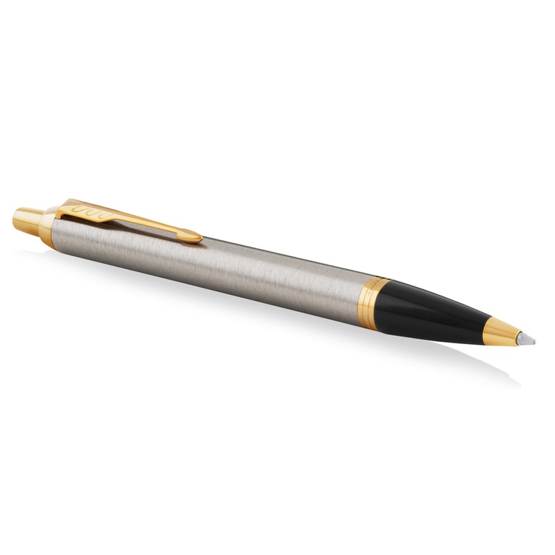 Parker IM Ballpoint Pen | Brushed Metal | Medium Point