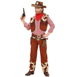Children's Cowboy Costume Small 5-7 yrs (128cm) for Wild West Fancy Dress