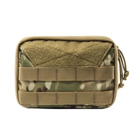 OneTigris MOLLE Pouch Tactical Admin Pouch 500D Cordura Nylon EDC Utility Pouches Tools Bag, Multicam