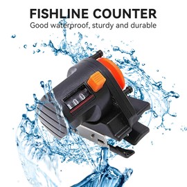 0-999 Meters Portable Fishing Line Counter, Digital Length Display Fish Finderdepth Gauge Tackle Tool for Fishing Outdoor Enthusiasts