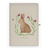 Mr. & Mrs. Panda DIN A4 Cotton Notebook Rabbit Sitting