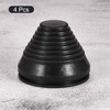 sourcing map Rubber Grommet Wire Protection Thick Plates Conical Holder