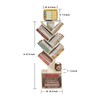 7 Tier Tree Book shelf, Small Bookcase with Reading Planner