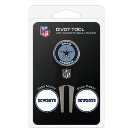 Team Golf 32345: Dallas Cowboys Divot Tool Pack with 3 Golf Ball Markers