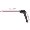 sourcing map Adjustable Clamping Lever Handle M5 x 70mm Metric