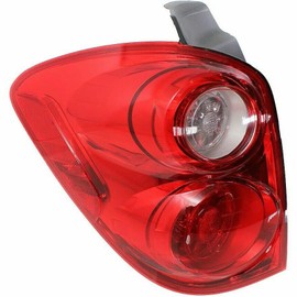 UPPARTS Tail Light Assembly For 2010 2011 2012 2013 2014 2015 Chevy Equinox - Fits Driver Side of Equinox Tail Lights - Includes Bulb, Lens, Housing - Tail Light For Equinox L LS LT LTZ