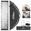 FOMITO 12"x47"/30x120cm Rectangular Softbox, Quick Release Bowens Mount Softbox with