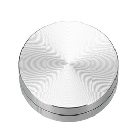 MECCANIXITY 1.4inch Rotating Swivel Stand with Steel Ball Bearings Annular Lazy Susan Base Turntable for Kitchen Corner Cabinets, Annular 0.43inch Silver