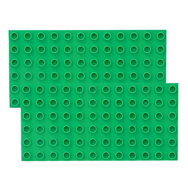 NOPKESV Pack of 2 Building Plates, Large Plates, Large Base