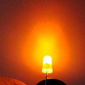 5 mm LED Light Emitting Diode, 80 Pieces Orange LED Diodes, 5 mm LED Assortment Kits for Science Projects, Schools and DIY Projects (5 mm, 80 Pieces)