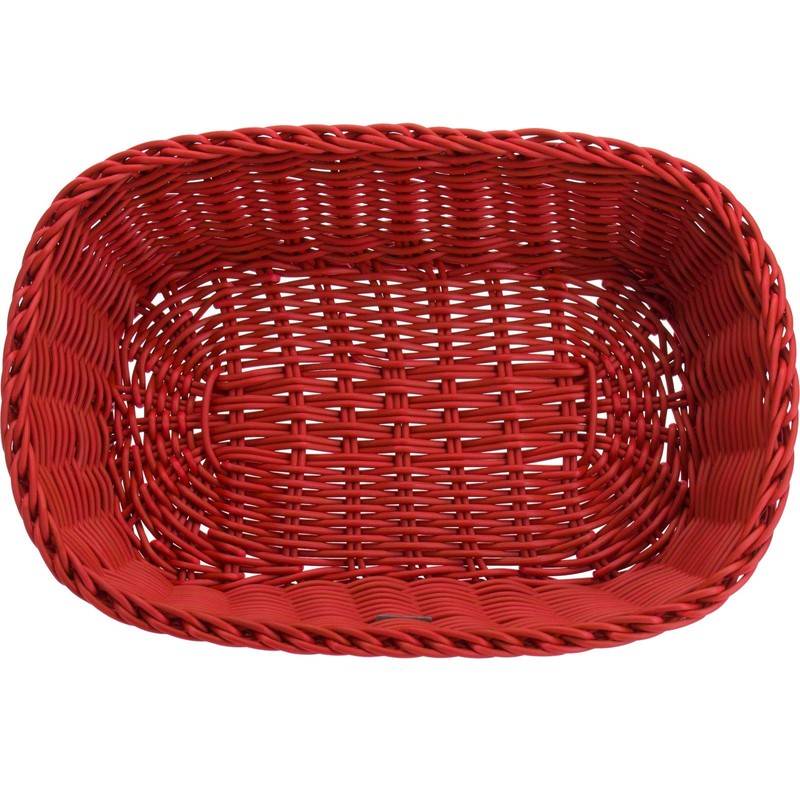 Saleen Multi-Purpose Basket, Suitable for Gastronomy, Rectangular, Plastic Fibre, Dark