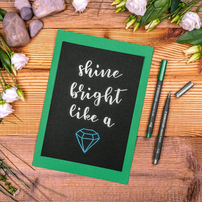 STAEDTLER Marker metallic brush 10 pc.