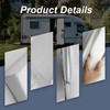 ESMING 1Pack 22"x14"x3" &14"x14"x3" RV Skylight Insulator,RV Vent Insulator, RV