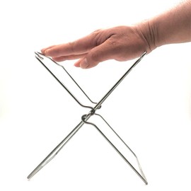 Stainless Steel Garbage Bag Shelf Home Kitchen Countertop Folding Trash Bag Bracket Holder Organizer Dishcloth Towel Rack