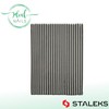 STALEKS EXPERT ST-NFE-40-100/100-25 Half Moon Nail File Double-Sided Grit 100/100
