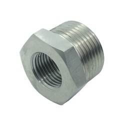 CDQBWKJGFJ 2 Pcs Stainless Steel Reducer Hex Bushing, 1" Male NPT to 1/2" Female NPT, Reducing Pipe Adapter Fitting