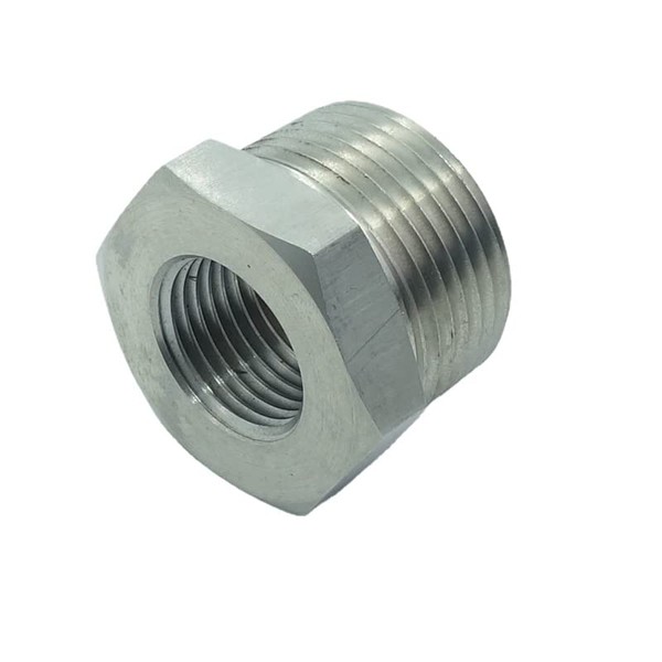 CDQBWKJGFJ 2 Pcs Stainless Steel Reducer Hex Bushing, 1" Male