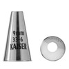Original Kaiser Lochtülle 9 mm, Spritztülle, Edelstahl rostfrei, falz- und