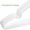 Tosnail 50 Pack 16-Inch Stainless Steel Wire Metal Hangers Non-Slip