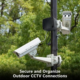 Waterproof Junction Box,Nineleaf IP66 Weatherproof Electrical Project Boxes,3.3X 2.8 x 2.3 inch,Universal Electrical PVC/ABS Plastic Project Enclosure Box,Black