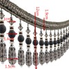 Beads Tassel Fringe Trim Drapery Fringe Trimming Decorative Curtain Tassels