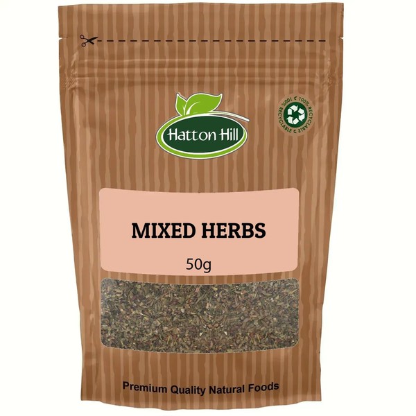 Mixed Herbs 50g (Blend of Basil, Oregano, Thyme & Marjoram)