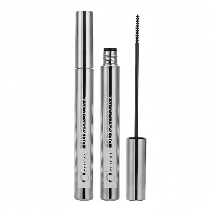Black Mascara with Small Brush for Lower/Fine Lashes, Thicker, No