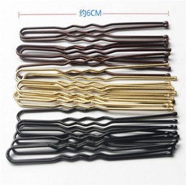 Haobase 150pcs Hair Pins for Buns U Shaped Hair Pins for Women Girls with Storage Box (2.4 Inch）