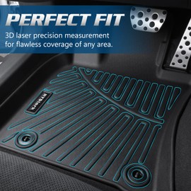 Floor Mats & Cargo Liner with Backrest Mats Compatible with Honda Passport 2026 RTL/TrailSport,All Weather Protection TPE, Anti-Slip Floor Mat Compatible with Honda Passport 2026 Accessories