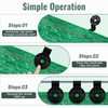 Pack of 30 plastic clips, awning, black special clip with