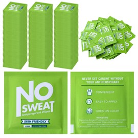 Timgle 150 Pcs Antiperspirant Deodorant Wipes Individually Wrapped Bulk Armpit Deodorant Sweat Wipes Body Wipes for Women Men Teens Underarm Armpit Excessive Sweating (Bright)