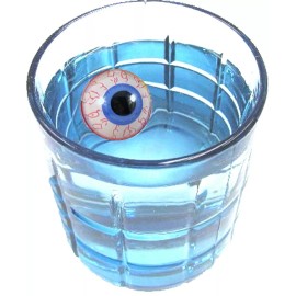 Horror-Hall Floating Life Size Fake HUMAN EYEBALL EYE Gag Body Part Horror Prop Decorations