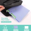 KONVINIT Expandable File Folder A4 Folder Organiser with Snap Button
