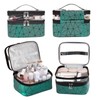 2Pcs Large Capacity Travel Makeup Bags, 9.1 * 6in Waterproof
