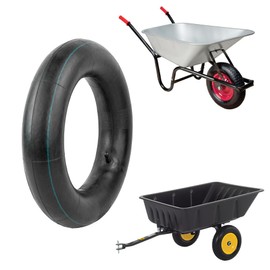 KCT 2Pcs 4.80 4.00-8 Straight Valve TR13 Stem Wheelbarrow Inner Tube For Carts, Trucks and Sack Barrows