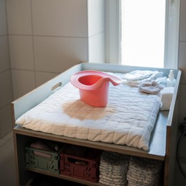 Kindsgut Baby Potty for Babies, Baby Potty Toilet Toilet High-Quality and Subtle Colours, Deterrent and Nappy-Free, Dusky Pink